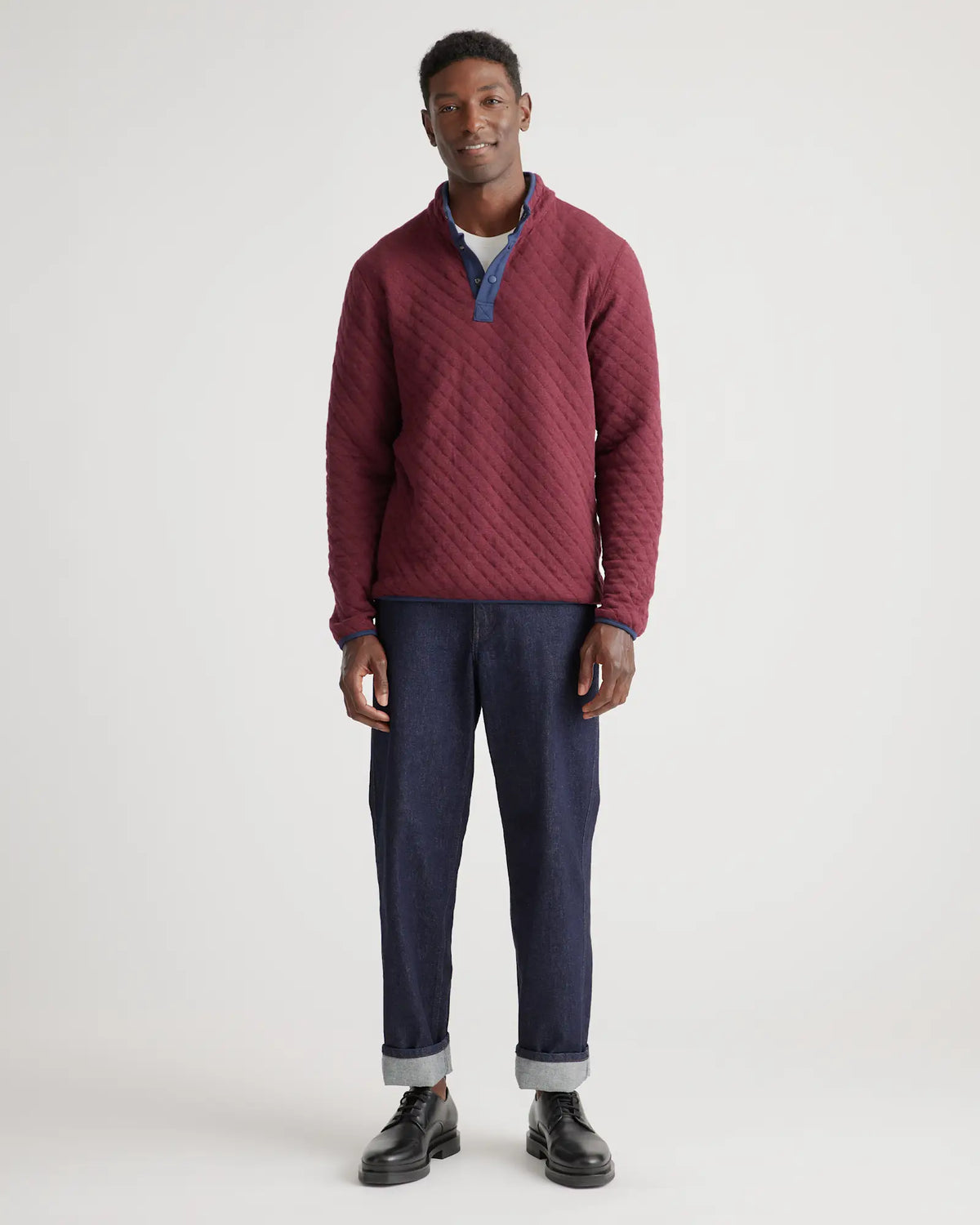 Reversible Quilted Pullover - US 1553