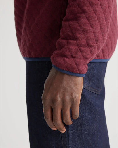Reversible Quilted Pullover - US 1553