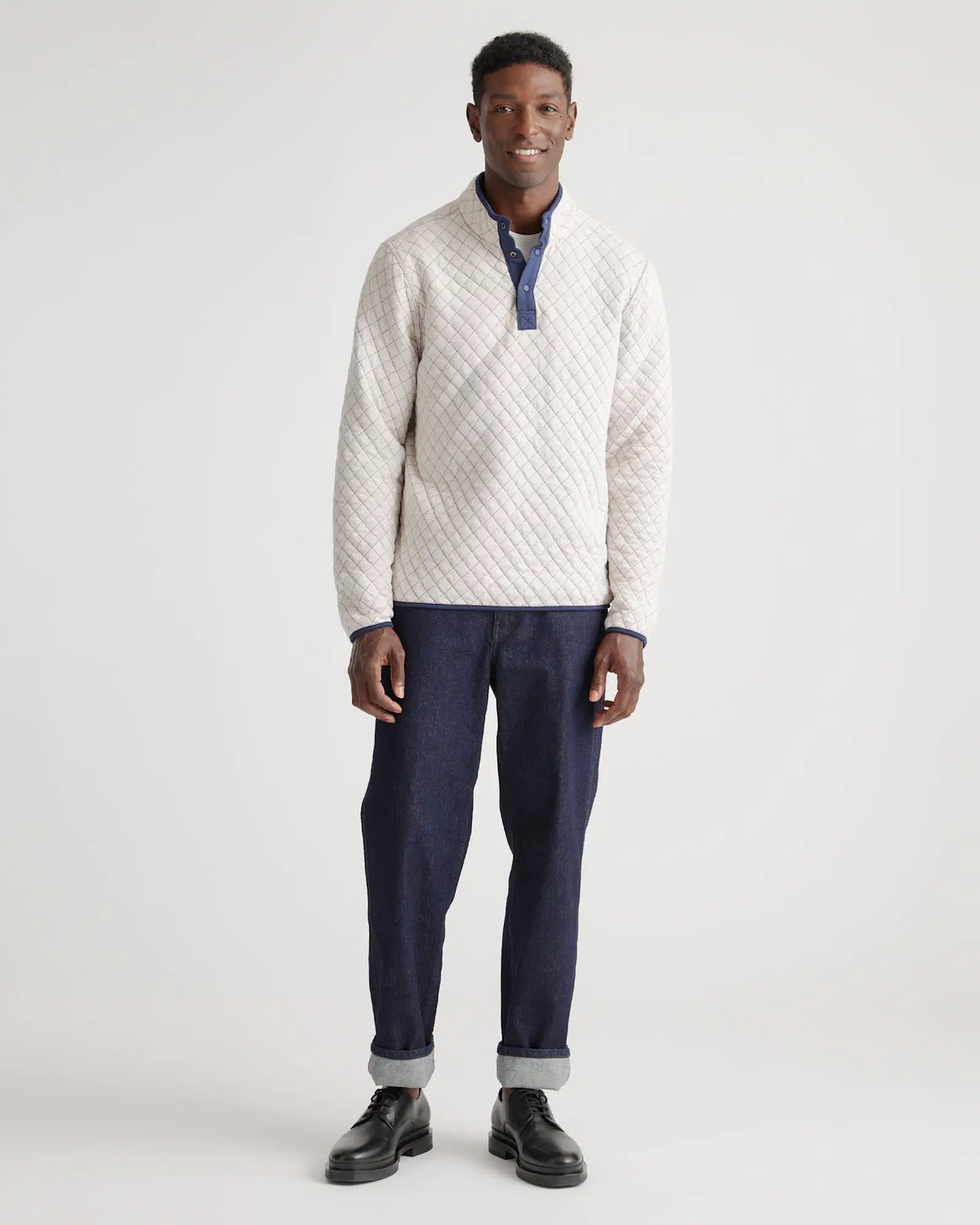 Reversible Quilted Pullover - US 1553