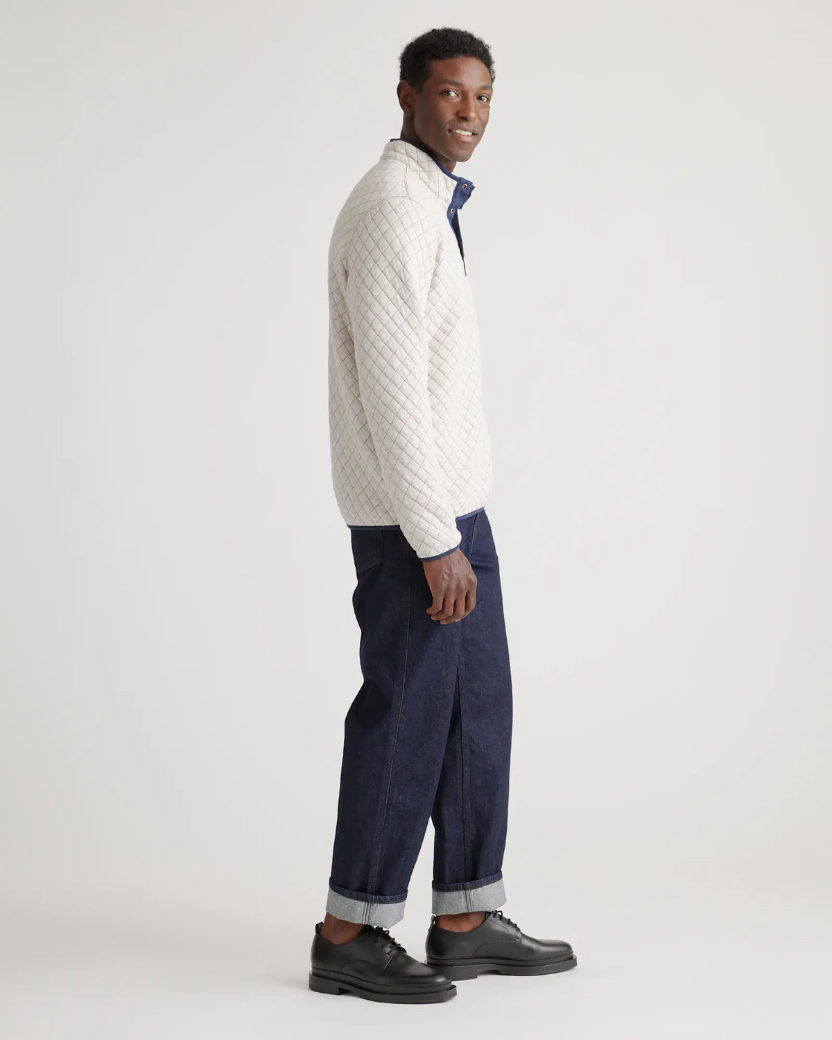 Reversible Quilted Pullover - US 1553