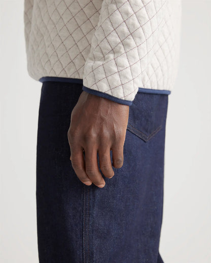 Reversible Quilted Pullover - US 1553