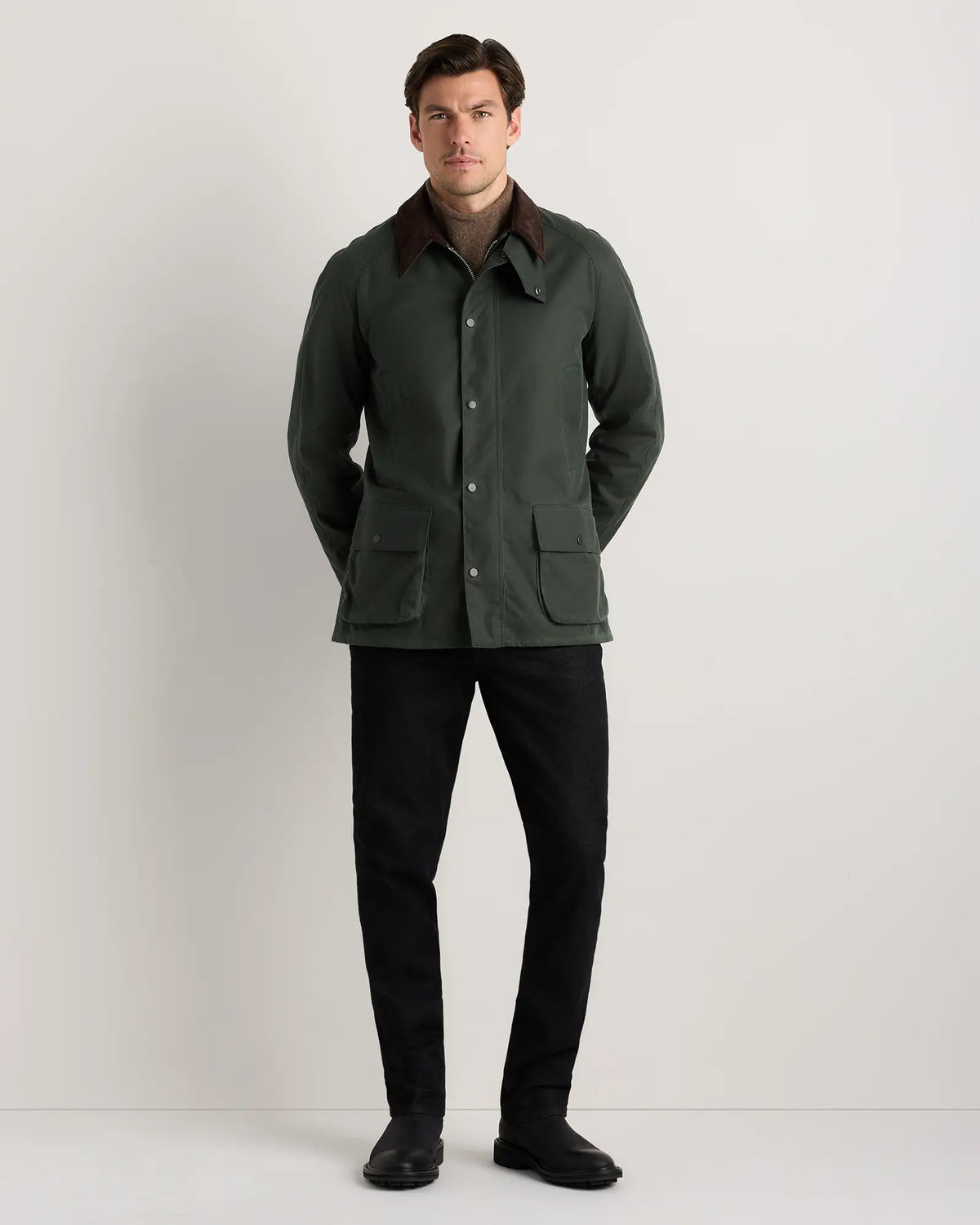 Organic Waxed Cotton Barn Jacket - US 0845