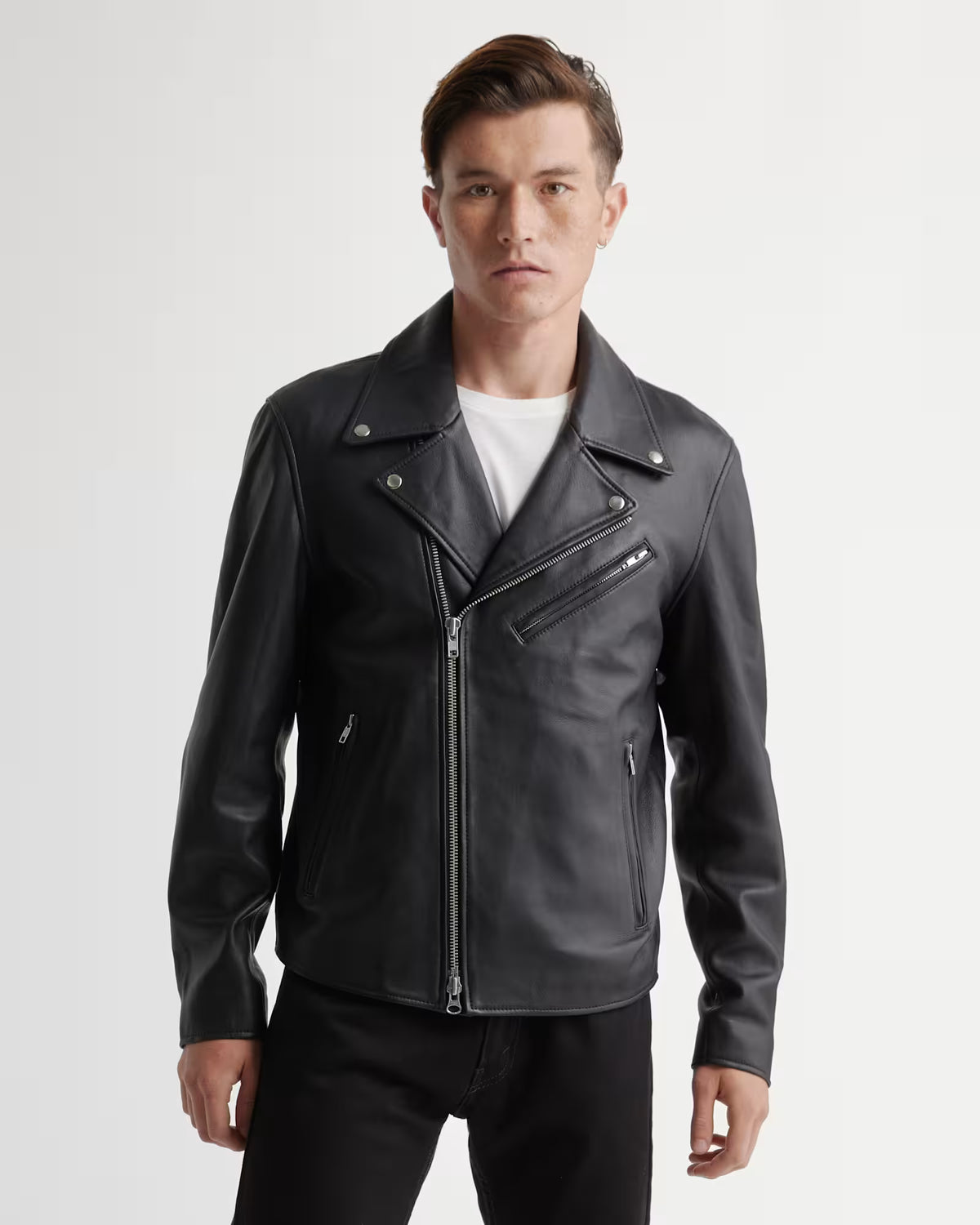 100% Leather Motorcycle Jacket - US 2919