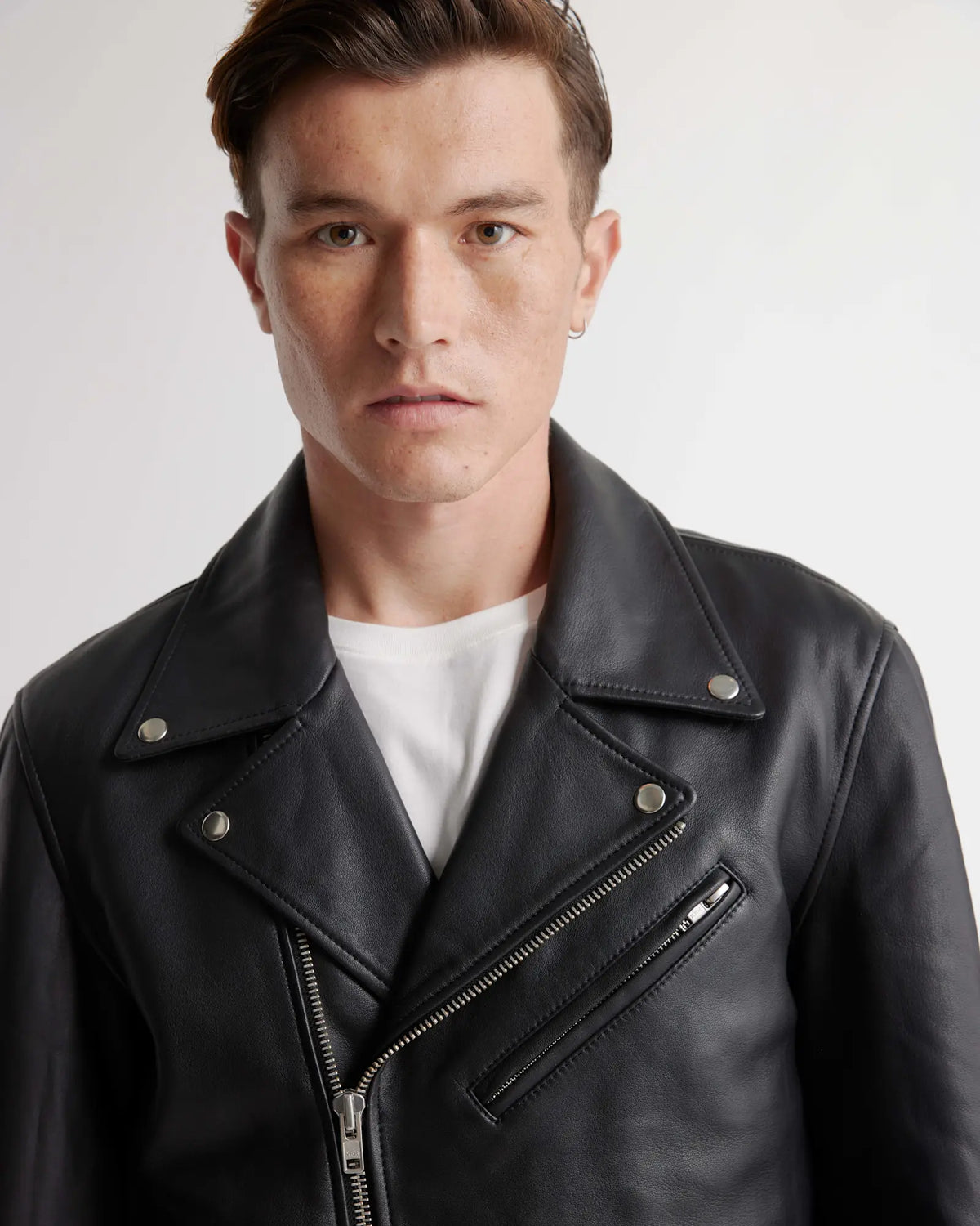 100% Leather Motorcycle Jacket - US 2919