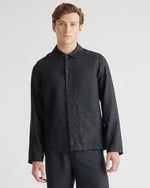 100% European Linen Chore Jacket - US 2445