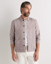 Taupe Brown Chambray