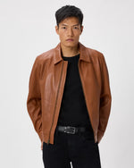 100% Leather Harrington Jacket - US 4559