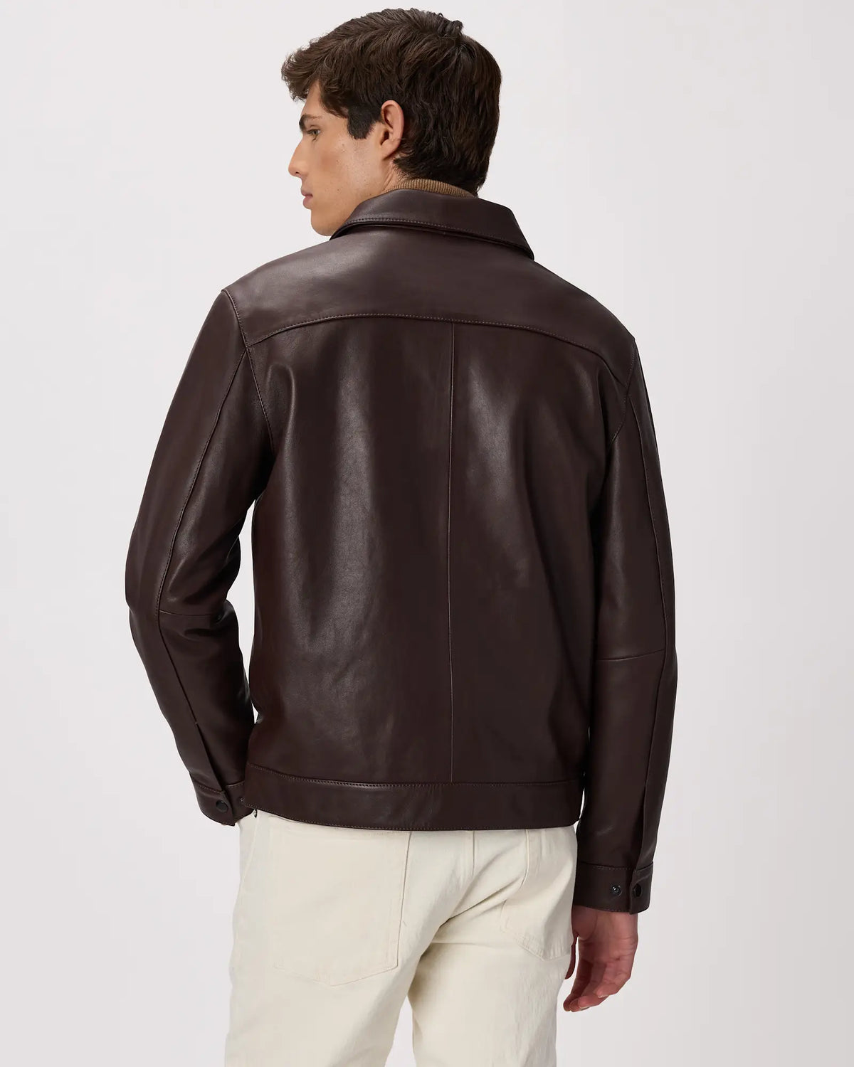 100% Leather Harrington Jacket - US 3826