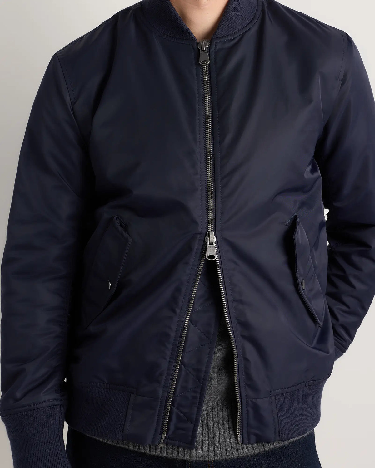 Flight Nylon Bomber Jacket - US 8656