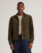 Organic Stretch Corduroy Trucker Jacket - US 4381