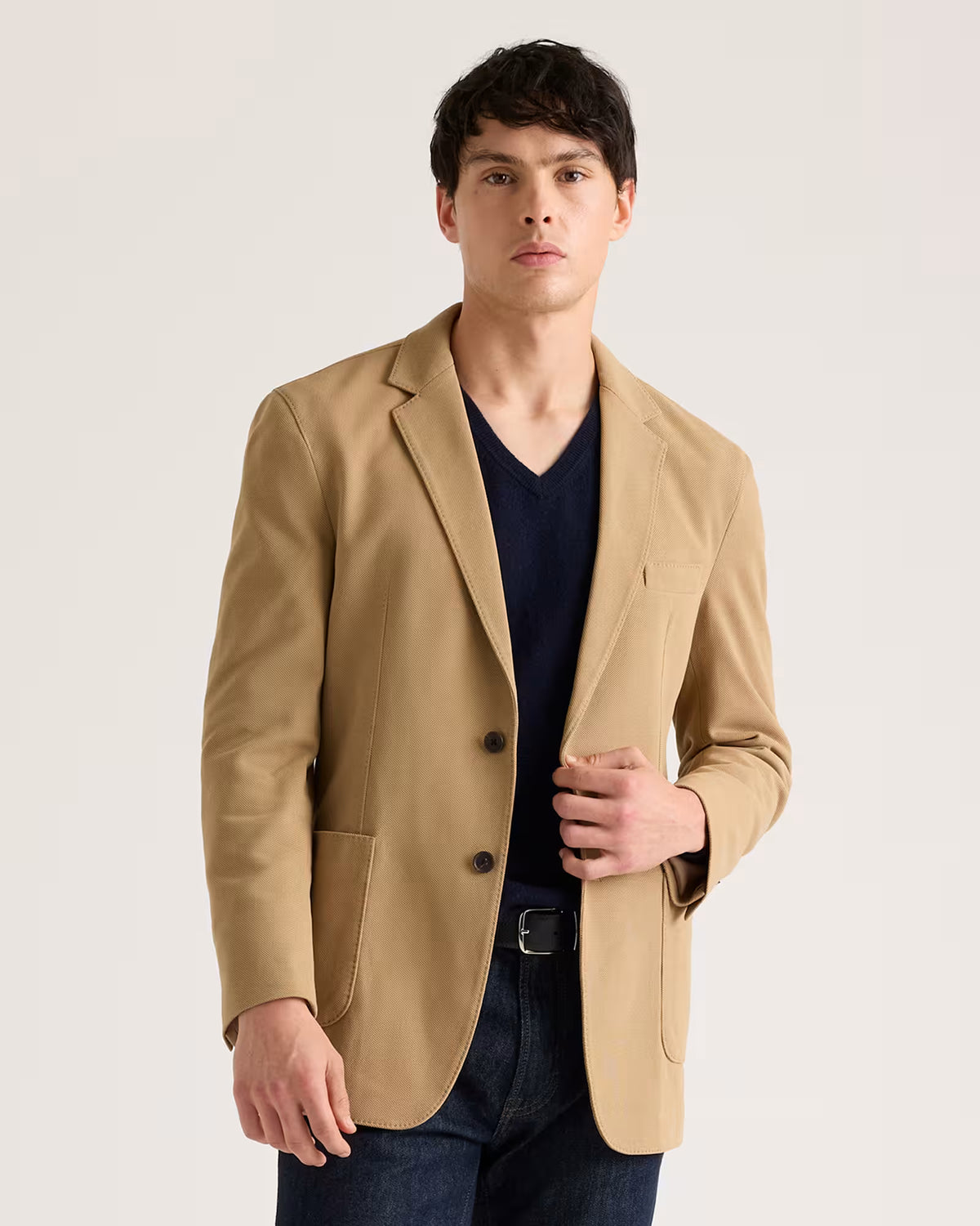 Cotton Pique Knit Blazer - US 4399
