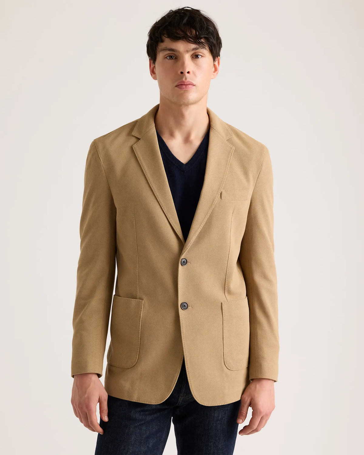 Cotton Pique Knit Blazer - US 4399