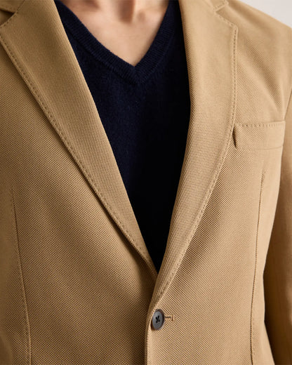 Cotton Pique Knit Blazer - US 4399