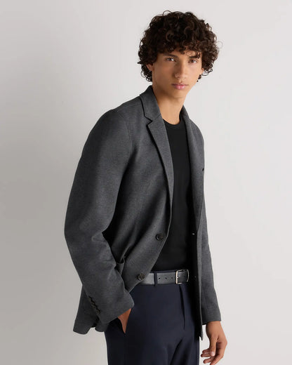 Cotton Pique Knit Blazer - US 3438