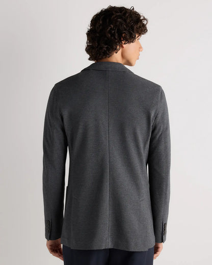 Cotton Pique Knit Blazer - US 3438