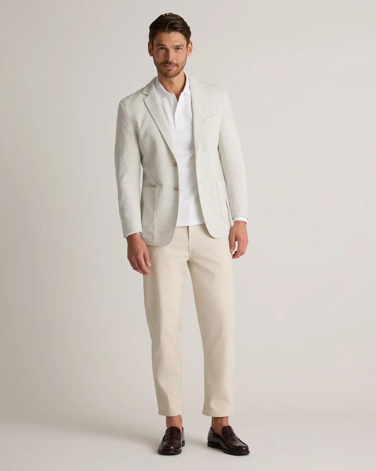 Cotton Pique Knit Blazer - US 4931