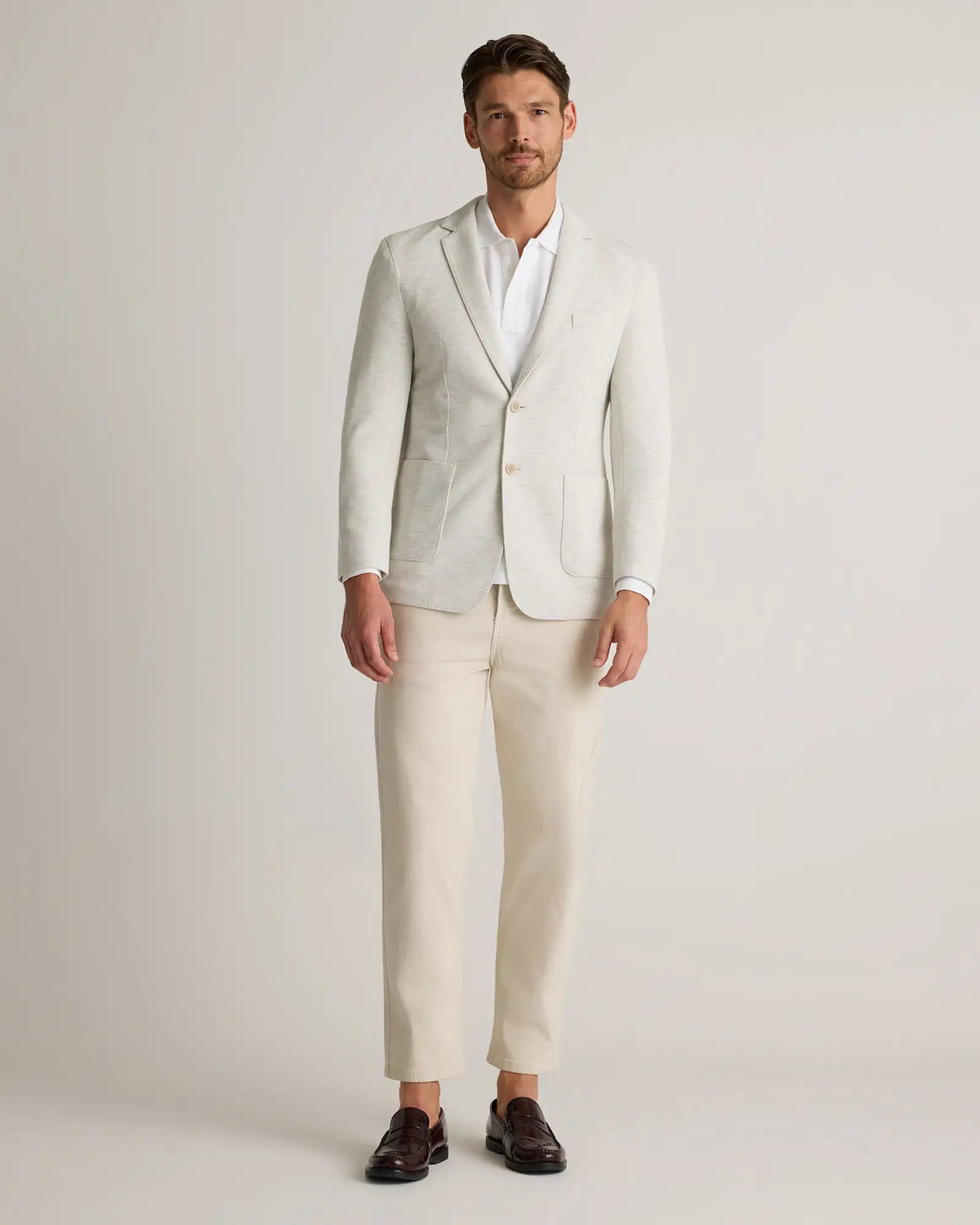 Cotton Pique Knit Blazer - US 4931