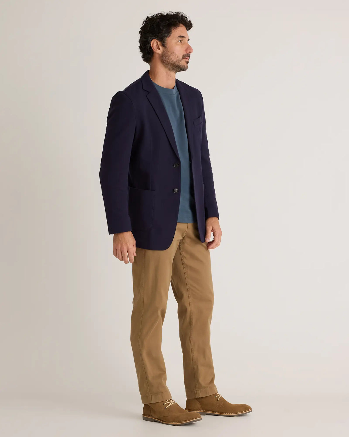 Cotton Pique Knit Blazer - US 9667