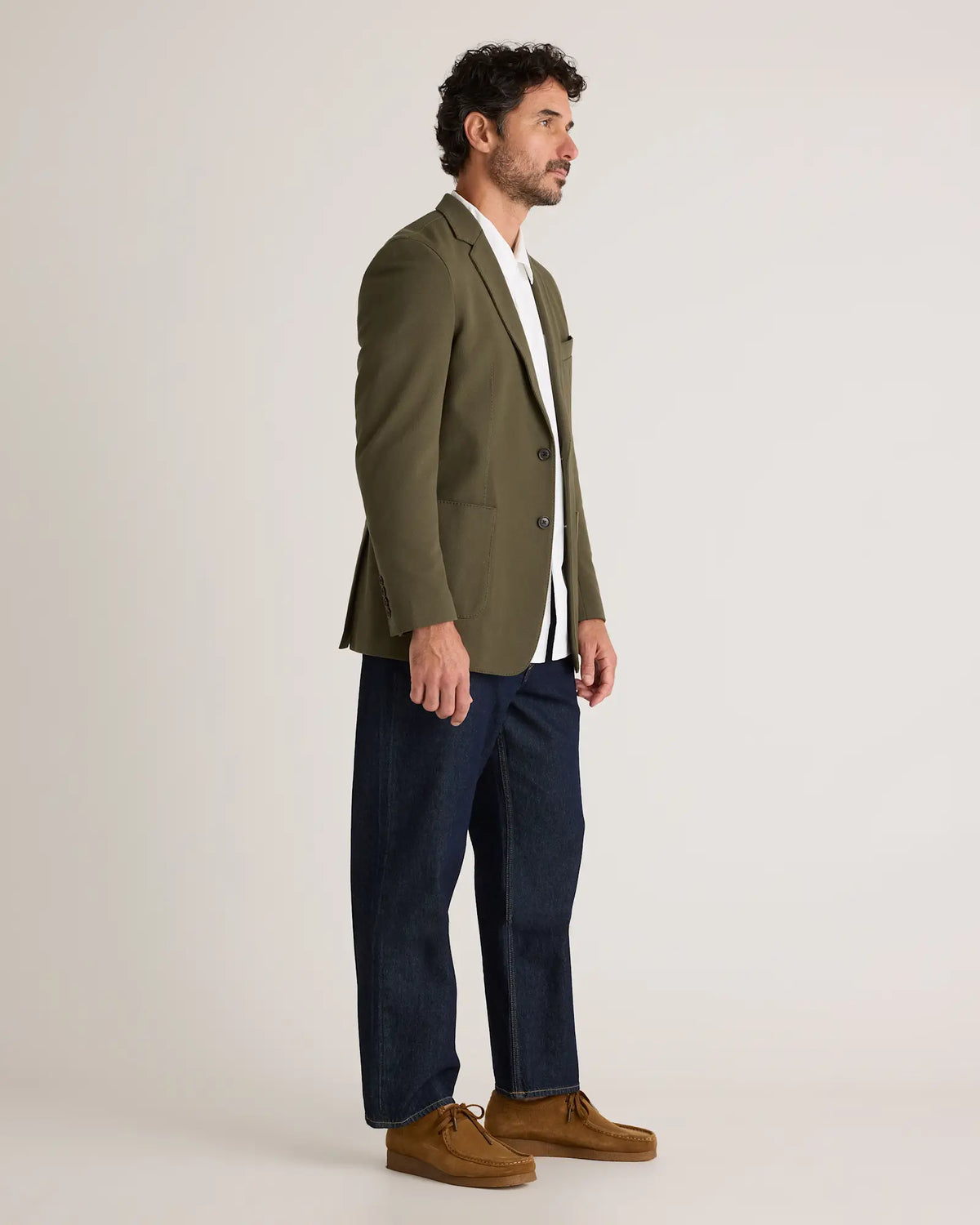 Cotton Pique Knit Blazer - US 3998