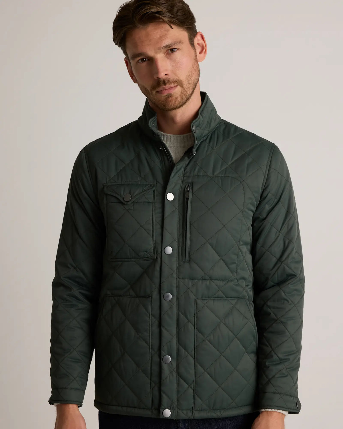 Featherless Quilted Utility Jacket - US 1163