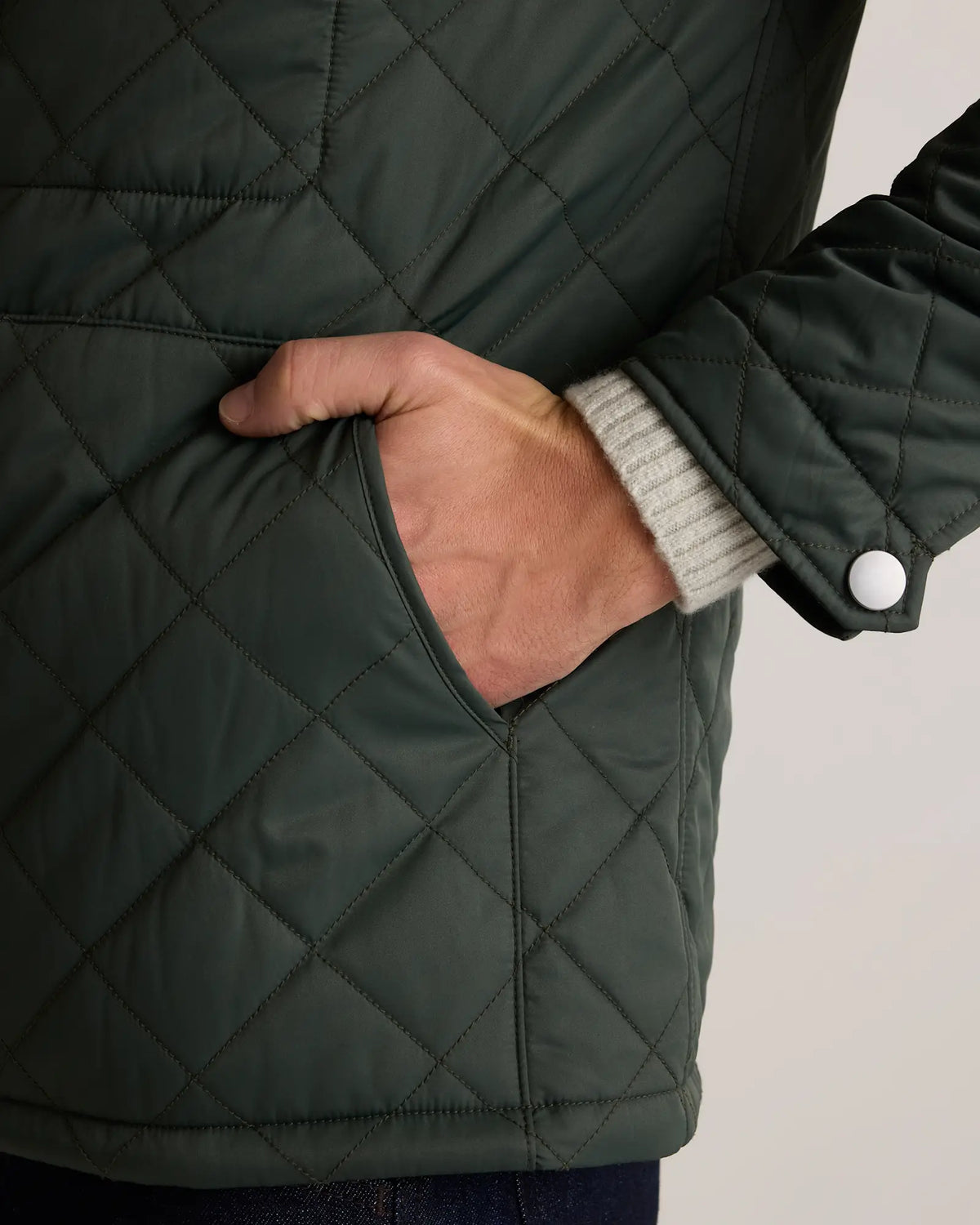 Featherless Quilted Utility Jacket - US 1163
