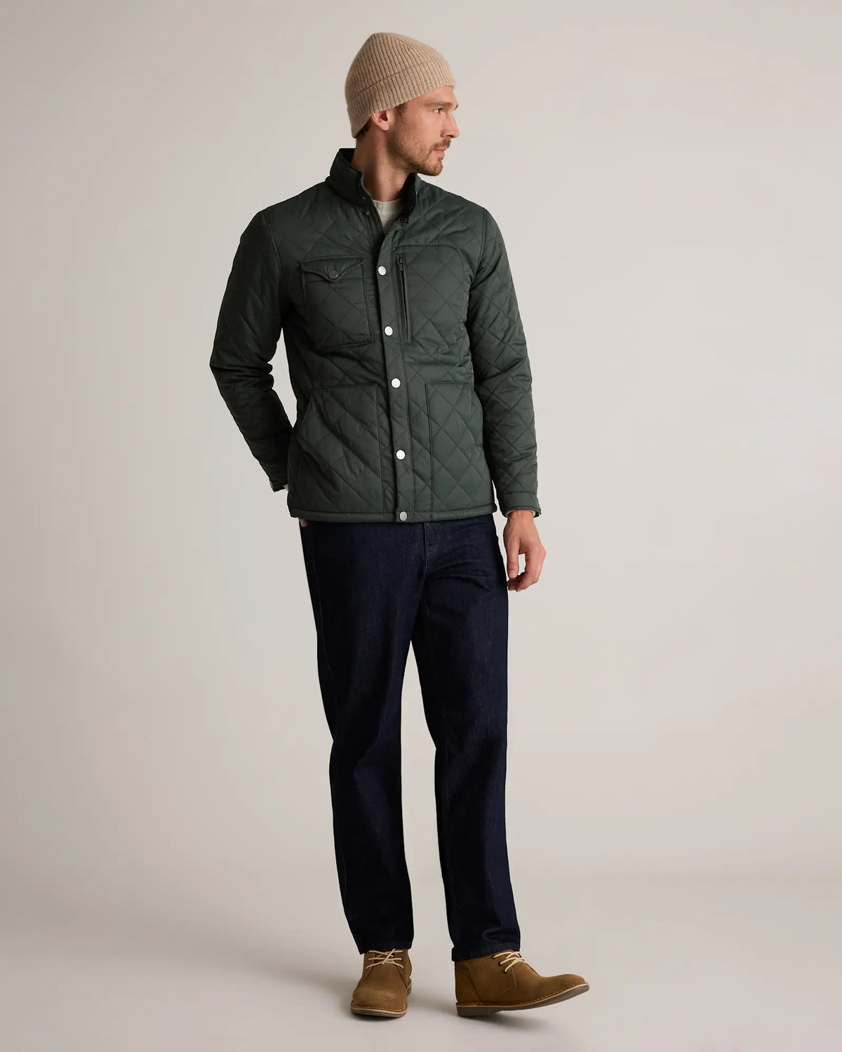 Featherless Quilted Utility Jacket - US 1163