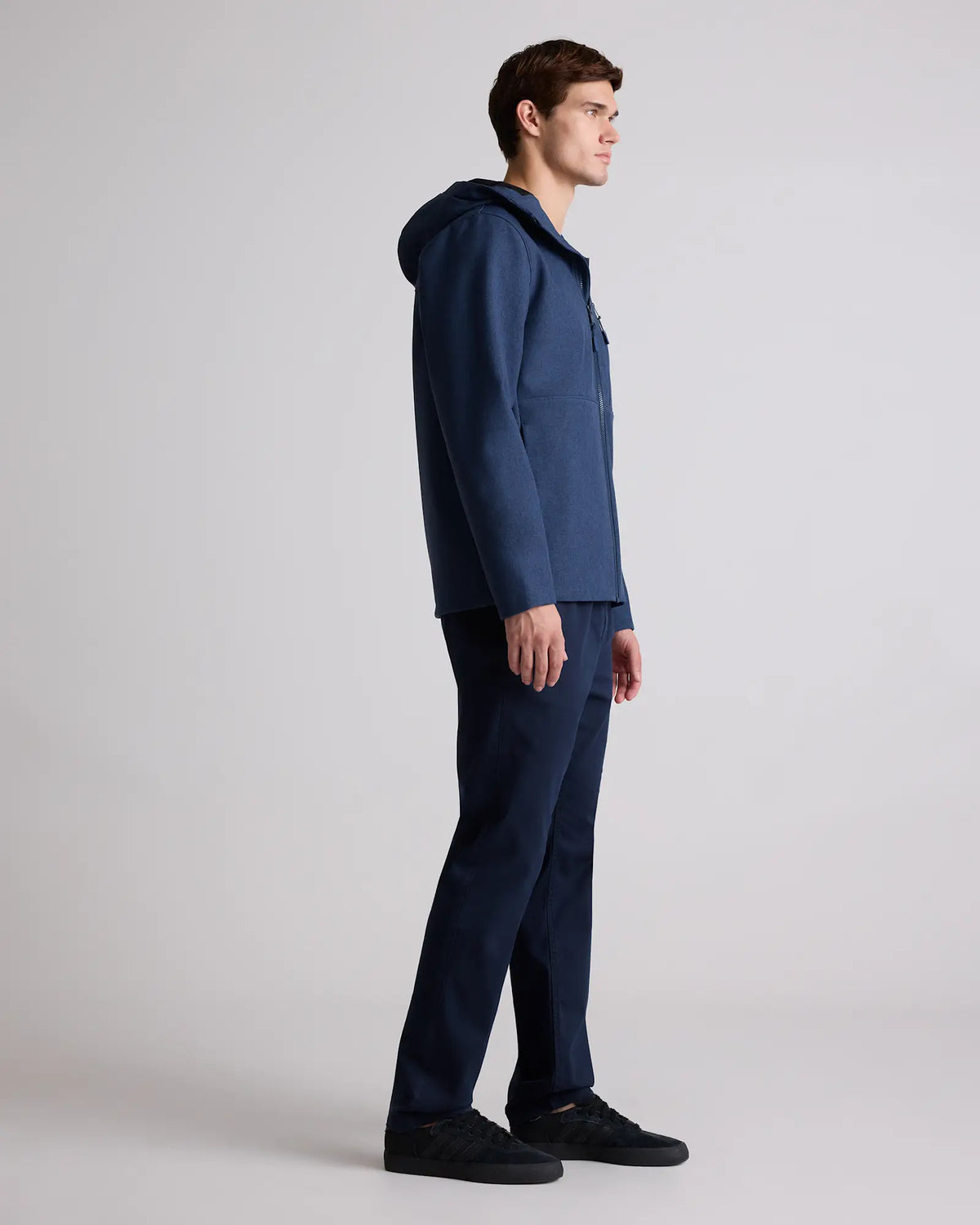 Softshell Fleece-Lined Full-Zip Hooded Jacket - US 0114