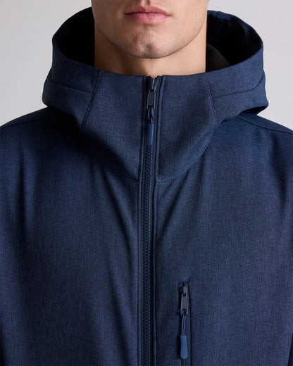 Softshell Fleece-Lined Full-Zip Hooded Jacket - US 0114