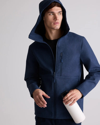 Softshell Fleece-Lined Full-Zip Hooded Jacket - US 0114