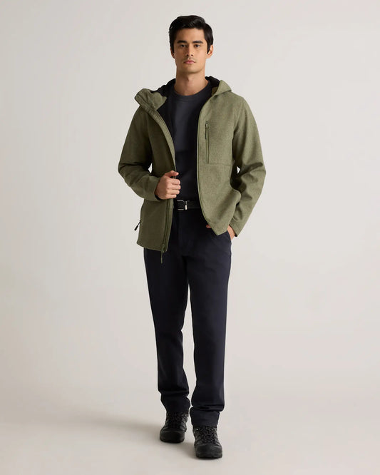 Softshell Fleece-Lined Full-Zip Hooded Jacket - US 2950