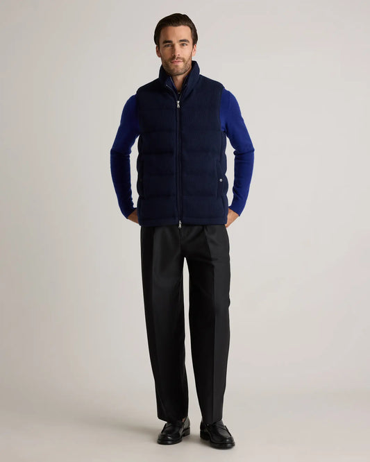 Mongolian Cashmere Puffer Vest - US 1134