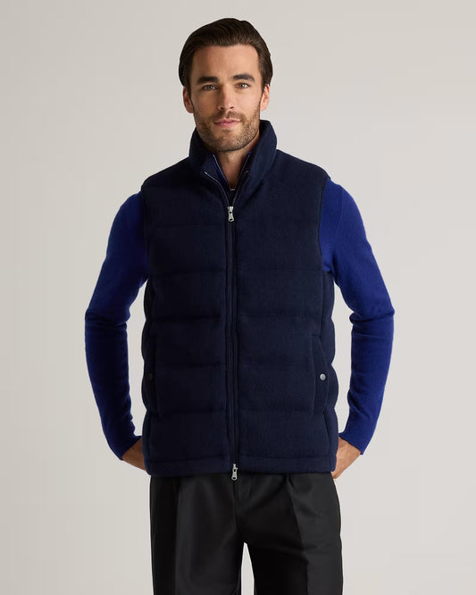 Mongolian Cashmere Puffer Vest - US 1134