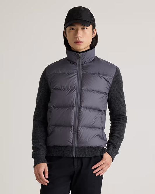 Mixed Media Down and Cashmere Jacket - US 0549
