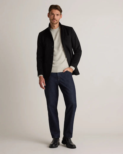 100% Mongolian Cashmere Stand Collar Blazer - US 9414