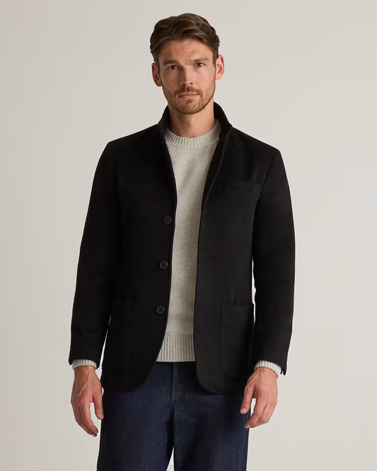 100% Mongolian Cashmere Stand Collar Blazer - US 9414