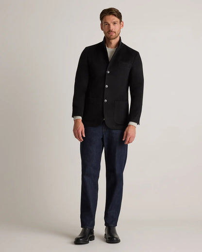 100% Mongolian Cashmere Stand Collar Blazer - US 9414