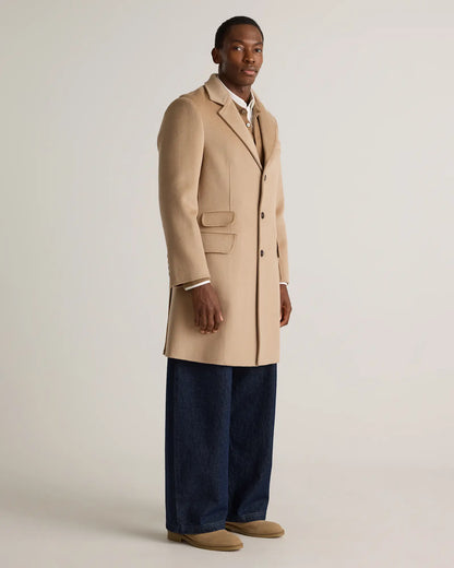 100% Mongolian Cashmere Double-Faced Overcoat - US 9259