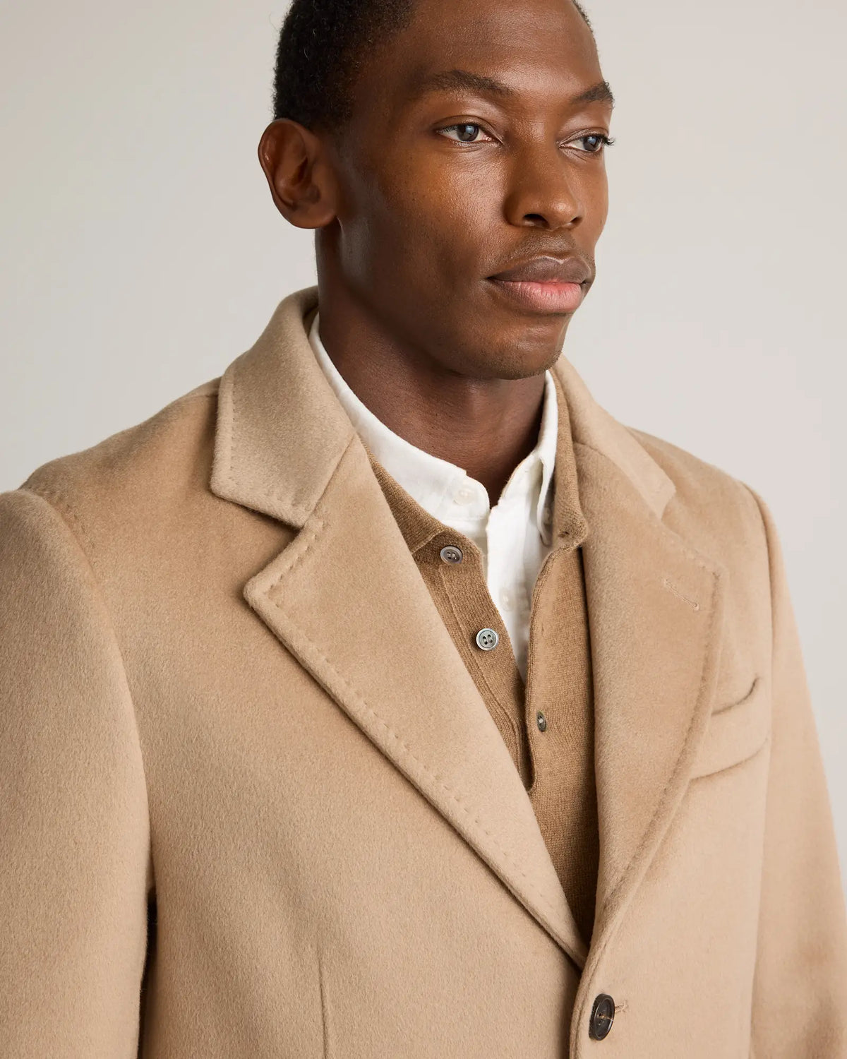 100% Mongolian Cashmere Double-Faced Overcoat - US 9259