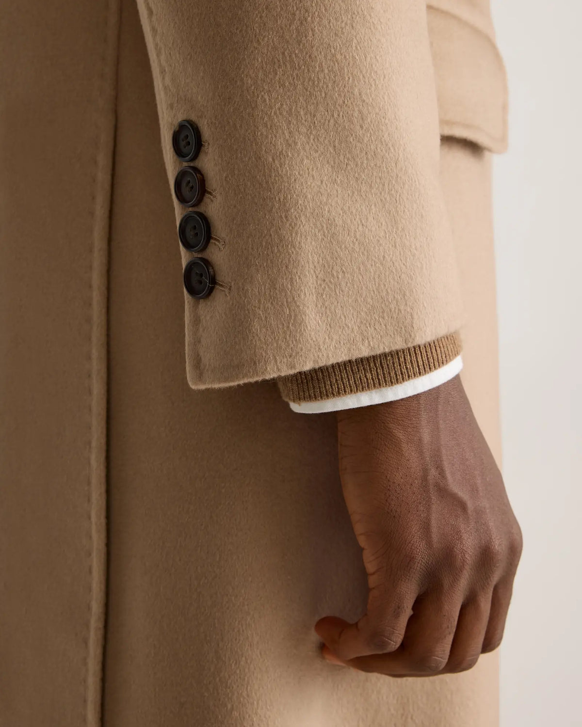 100% Mongolian Cashmere Double-Faced Overcoat - US 9259