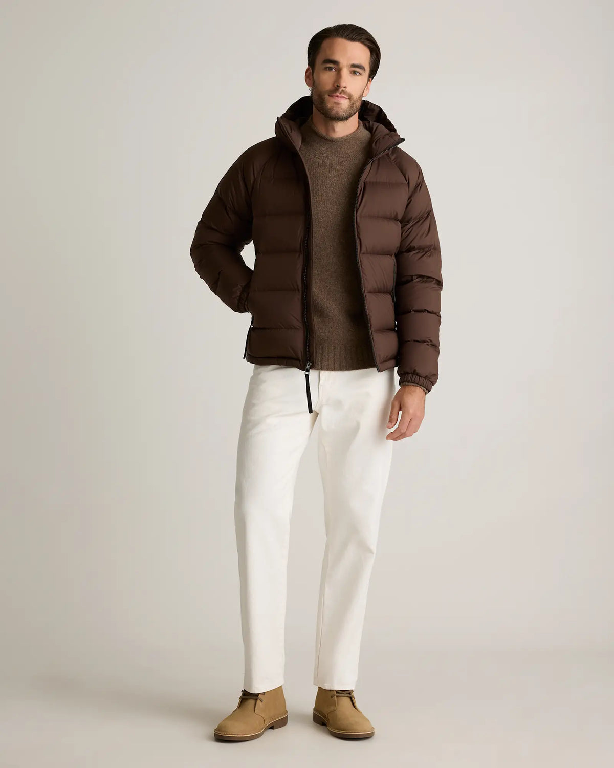 Responsible Down Puffer Jacket with Hood - US 3978