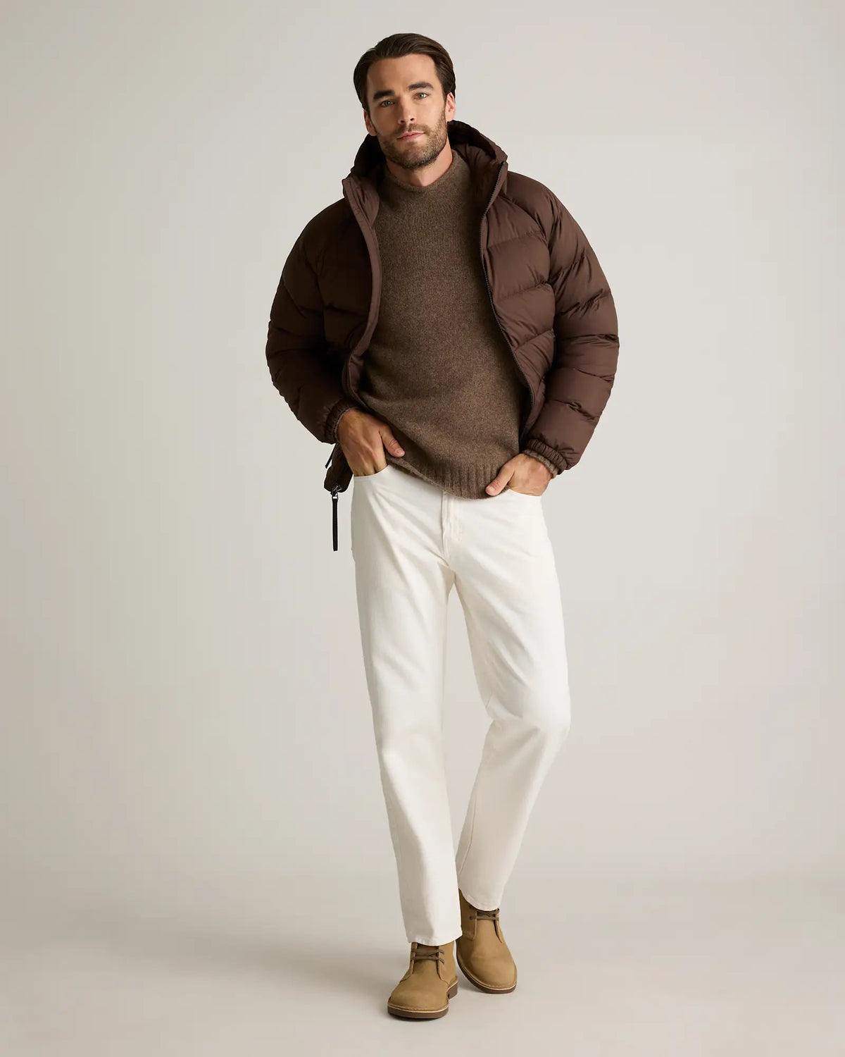Responsible Down Puffer Jacket with Hood - US 3978