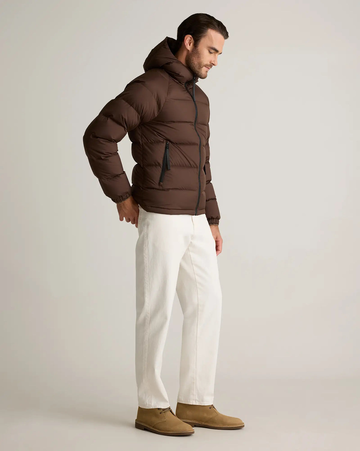 Responsible Down Puffer Jacket with Hood - US 3978