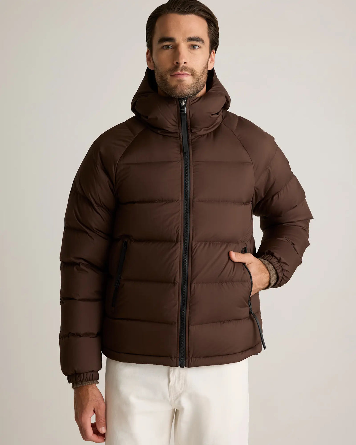 Responsible Down Puffer Jacket with Hood - US 3978