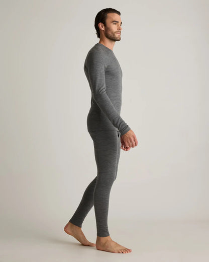 100% Merino Wool Cold Weather Base Layer Bottoms - US 0135
