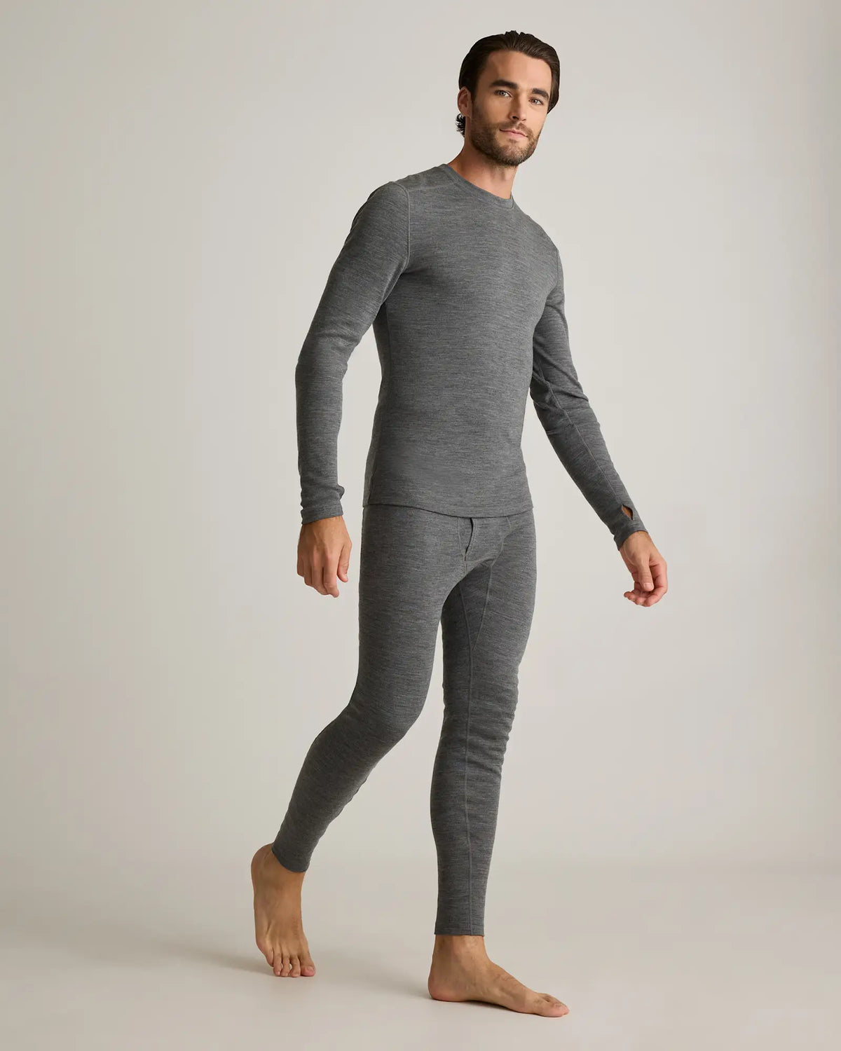 100% Merino Wool Cold Weather Base Layer Bottoms - US 0135