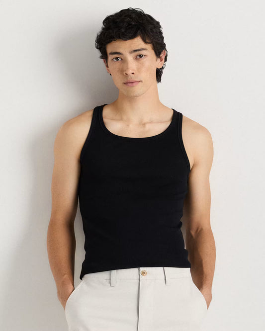 Organic Cotton Ribbed Tank Top (3-Pack) - US 3001