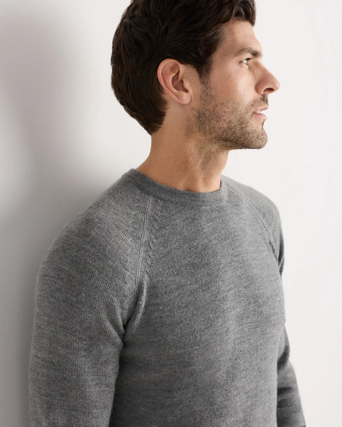 Alpaca-Wool Crewneck Sweater - US 3635