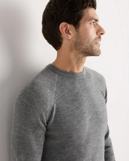 Alpaca-Wool Crewneck Sweater - US 3635