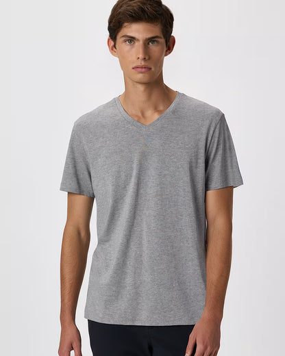 Cotton Modal V-Neck Tee - US 8308