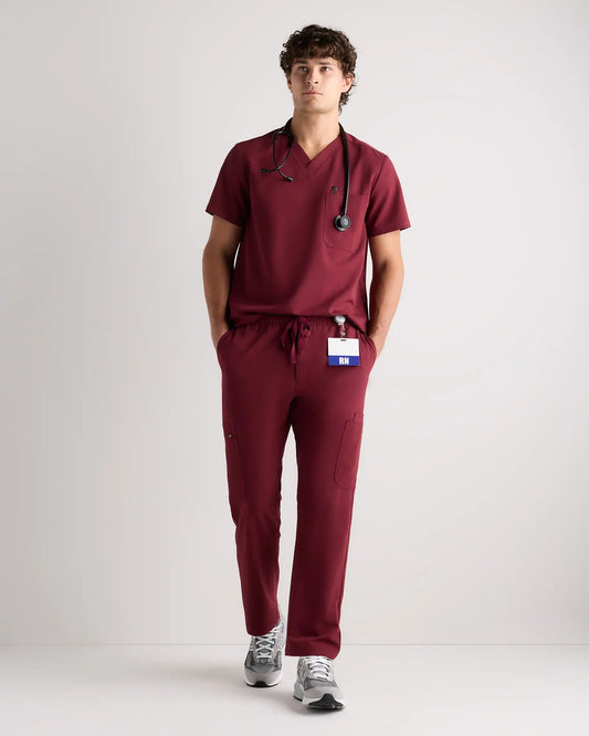AeraFlex 3-Pocket Scrub Top - US 9735